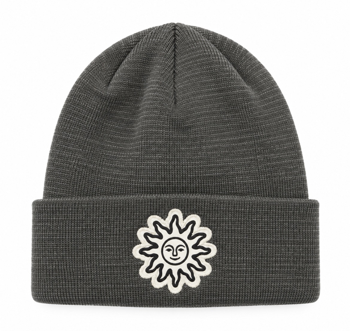 Cuff Beanie Sun — Heather Grey